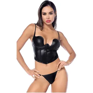 Ensemble Sexy 2 Pièces Bustier à ArmaturesVendu parrue-des-plaisirs