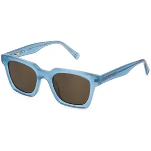 STING Mixte SST476 Lunettes de Soleil, Azure Top+Shiny Opal Azure, 49 pas cher