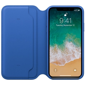 Étui de téléphone Leather Folio Apple iPhone X / Xs
