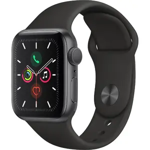 Apple Watch 5 - 40 - Alu gris / Bracelet Sport Noir