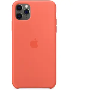 Coque en silicone Apple iPhone 11 Pro Max - Clementine Orange pas cher