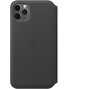 Comparateur de prix : Apple Étui Folio en Cuir (pour iPhone 11 Pro Max) - Noir