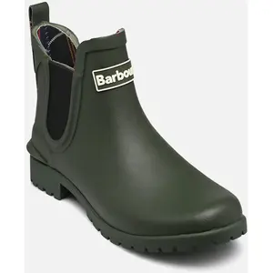 Comparateur de prix : Barbour Wilton Chelsea Welly - Bottes de pluie femme Olive 39
