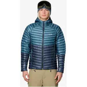 Comparateur de prix : Mountain Hardwear - Ghost Whisperer Hoody - Doudoune homme Blue - XL