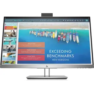 HP EliteDisplay E243d LED display 60,5 cm (23.8") Full HD Argent pas cher