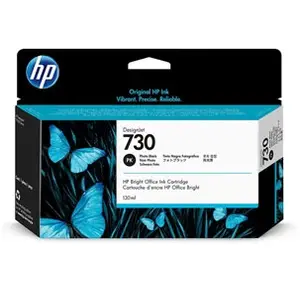 Comparateur de prix : HP 730 cartouche d'encre Original Rendement standard Photo noire TU