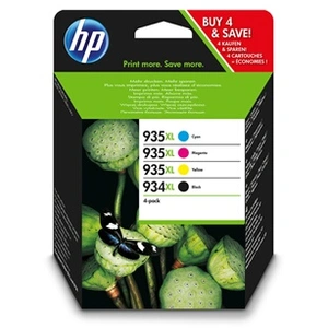 Pack de cartouches d'encre HP 934 XL et HP 935 XL - Noir et couleurs pas cher
