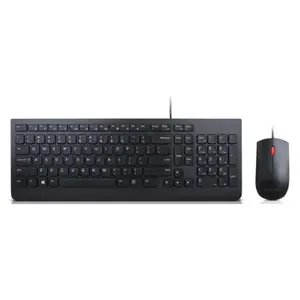 Lenovo Essential Wired Combo - Ensemble clavier et souris - USB - Espagnol pas cher