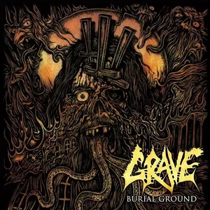Grave - Burial Ground (Reissue) (LP) pas cher