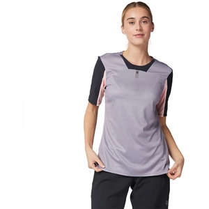 Maillot manches courtes fox defend femme gris pas cher