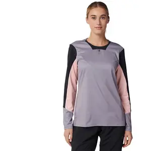 Maillot manches longues fox defend femme gris pas cher