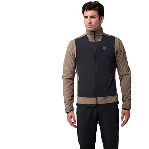 Veste softshell fox defend fire alpha marron noir pas cher