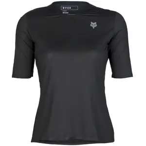 Maillot manches courtes femme fox flexair ascent noir pas cher