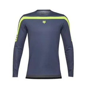 Maillot manches longues fox flexair aviation gris pas cher