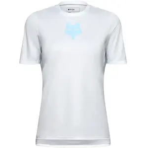 Maillot manches courtes femme fox ranger fox head blanc pas cher
