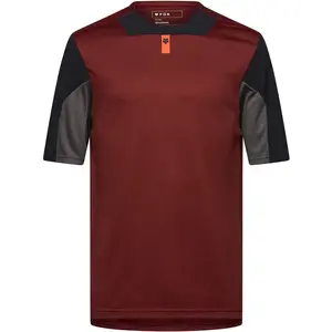 FOX Racing - Defend S/S Jersey - Maillot de cyclisme taille M, rouge pas cher