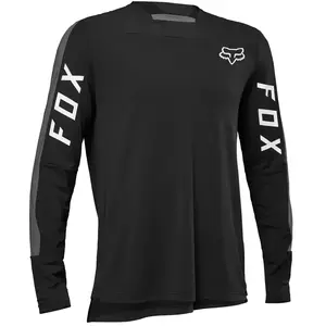 Maillot manches longues fox defend pro noir pas cher