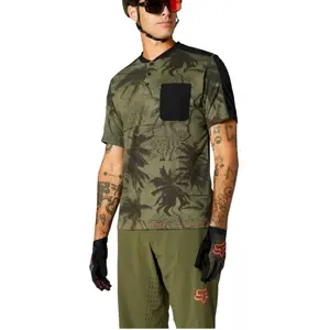 Fox Racing Mtb T-shirt à Manches Courtes Ranger Drirelease® Henley pas cher