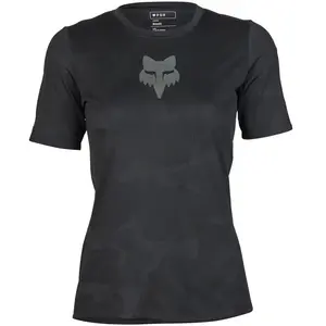 Maillot manches courtes fox ranger trudri    femme noir pas cher