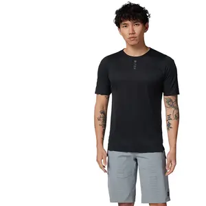 Maillot manches courtes fox flexair pro noir pas cher
