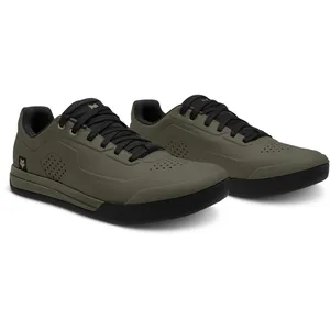 Chaussures vtt pedales plates fox union flat kaki pas cher
