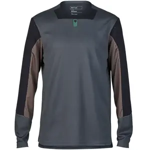 Maillot manches longues fox defend gris pas cher