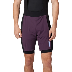 Short cuissard fox flexair ascent bib violet pas cher