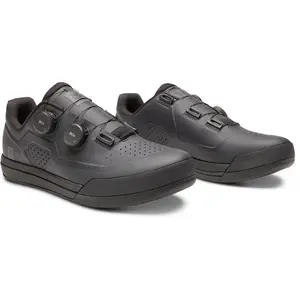 Chaussures vtt pedales plates fox union flat noir pas cher
