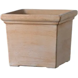 DEROMA Pot terre cuite Quadro Siena Toscana 40cm, terre rosée pas cher