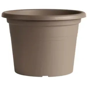 Pot de fleurs Day R plastique camel 30 cm Deroma pas cher