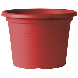 Pot de fleurs Day R plastique rouge  40 cm Deroma pas cher