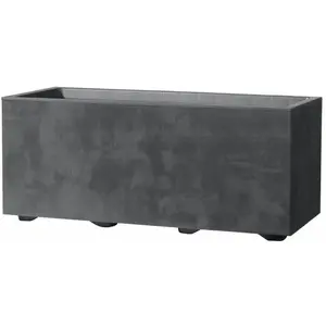 Comparateur de prix : DEROMA Jardiniere Muret - Millennium R - Anthracite - A réserve d'eau - 59 cm