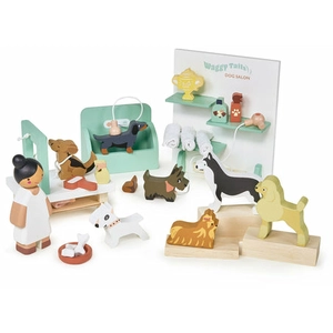 Comparateur de prix : tender leaf Set salon de toilettage pour chiens Waggy Tails