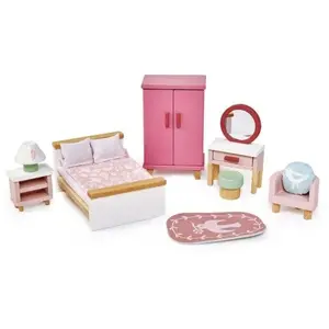 Comparateur de prix : Tender Leaf Toys Chambre à coucher pour maison de poupée