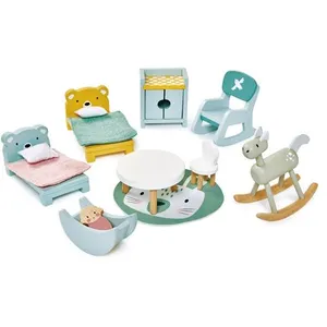 Comparateur de prix : Tender Leaf Toys maison de poupée chambre d'enfant junior 14 pièces