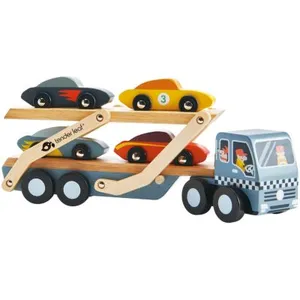 Tender Leaf Toys Camion transporteur de voitures pas cher