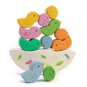Tender Leaf Toys Jeu d'équilibre bébés oiseaux en bois pas cher