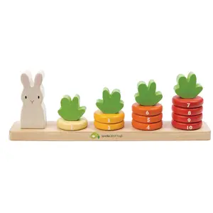 Tender Leaf Jeu de comptage carottes en bois pas cher