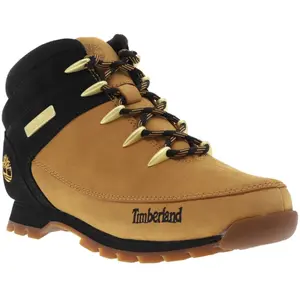 Timberland - Bottines Timberland Euro Sprint En Cuir Marron Et Noir - ... pas cher