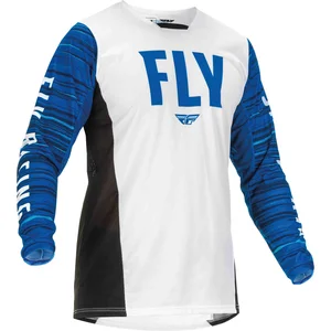 Comparateur de prix : Fly Racing Kinetic Wave, jersey , couleur: Blanc/Bleu/Noir , taille: XL