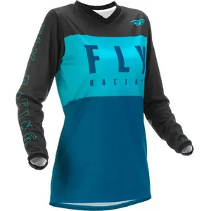 Comparateur de prix : Maillot manches longues femme Fly Racing F-16 Bleu 2XL 375-8202XL