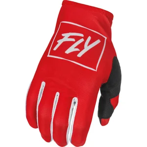 Fly Racing Lite Gants de motocross, blanc-rouge, taille 2XL pour Hommes pas cher