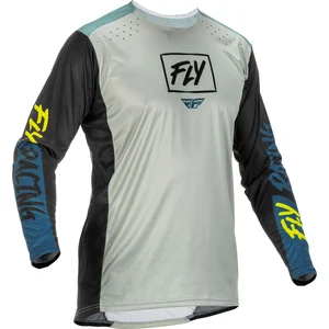 Comparateur de prix : Fly Racing Lite Maillot de motocross, gris-bleu, taille M pour Hommes