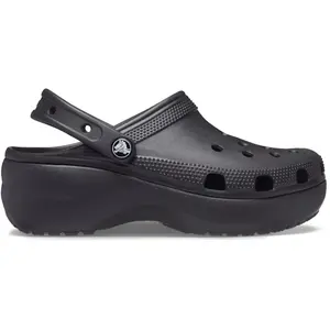 Comparateur de prix : Crocs - Women's Classic Platform Clog - Sandales taille 37-38, noir