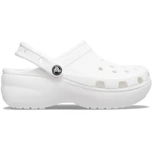 Comparateur de prix : Crocs - Women's Classic Platform Clog - Sandales taille 41-42, blanc
