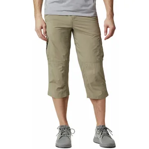 Pantalon corsaire Columbia Silver Ridge II Capri Short beige - 40 pas cher