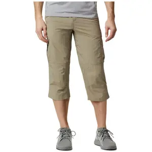 Pantacourt bermuda Columbia Silver ridge ii bge capri Beige Taille : 34 pas cher