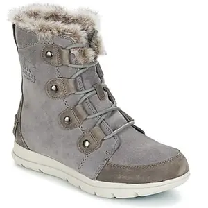 Sorel Explorer Joan Waterproof bottes d'hiver imperméables pour femme, Gris (Quarry x Black), 36 EU