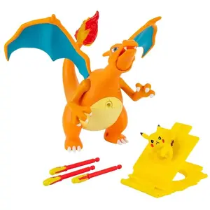Jazwares Pokémon - Figurine Interactive Deluxe Dracaufeu 15 Cm