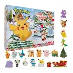 Nintendo Calendrier de l'Avent Pokemon, PKW2689, 43 x 31 x 7cm, multicolore pas cher